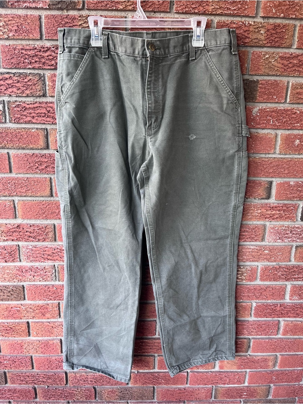 Carhartt Men's Work Pants - Olive Green Sz 38x30